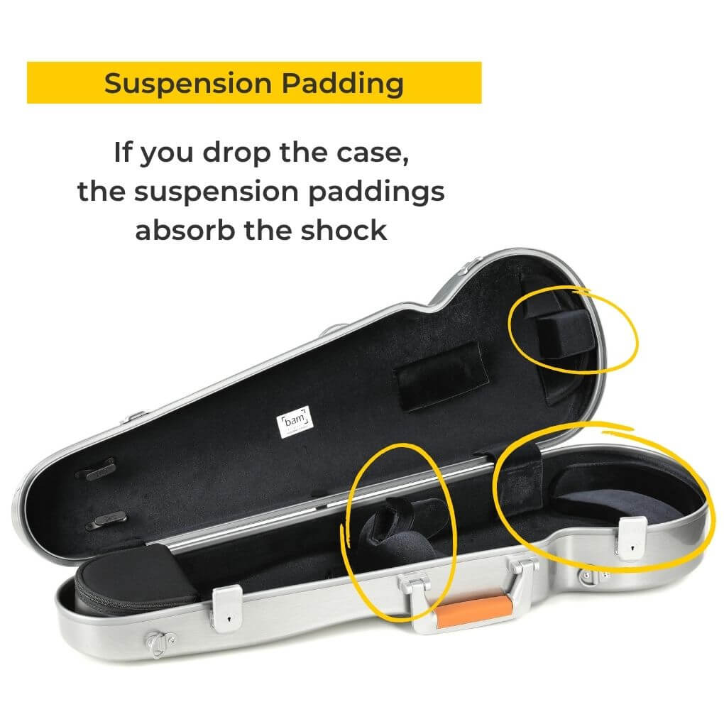 Bam La Defense Contoured Violin Case Suspension Padding