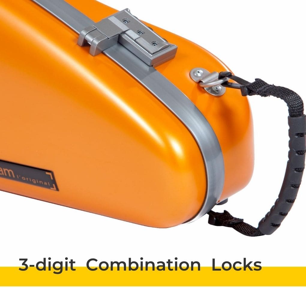 Bam La Defense Slim Violin Case 3-Digit Combination Locks