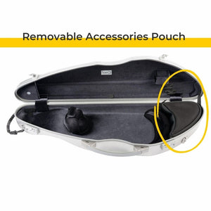 Bam La Defense Slim Violin Case Removable Accessories Pouch