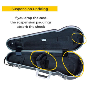 Bam Panther Contoured Viola Case Suspension Padding