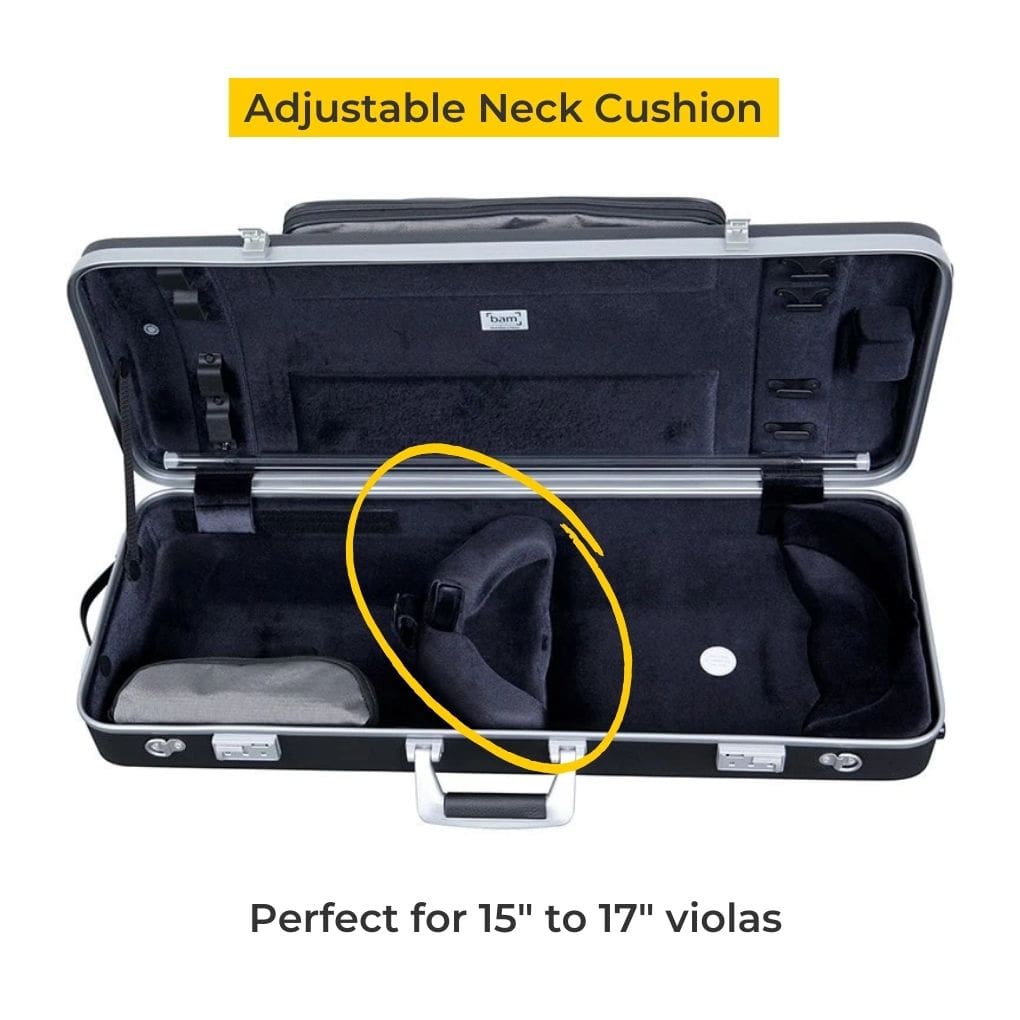 Bam Panther Oblong Viola Case | Elegant. Spacious. Durable.