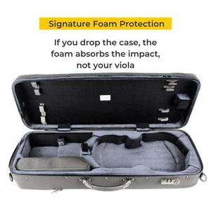 Bam Stylus Oblong Viola Case Signature Foam Protection