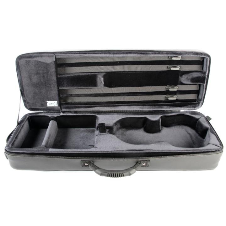 Bam France Hightech Panther Oblong Violin Case with Pocket