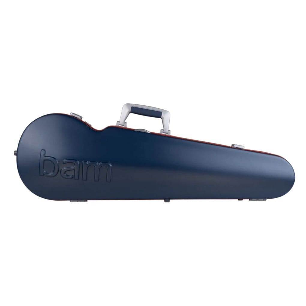Bam Graffiti Hightech Contoured Violin Case Navy Blue/Red