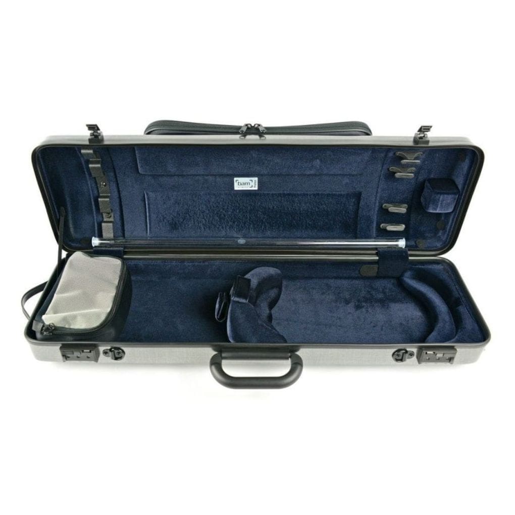Bam Hightech Oblong Violin Case spacious interior