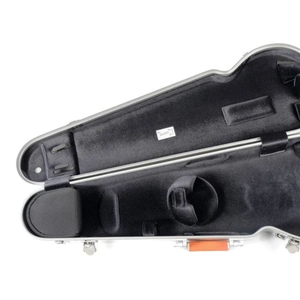 Bam La Defense Contoured Violin Case removable accessories pouch