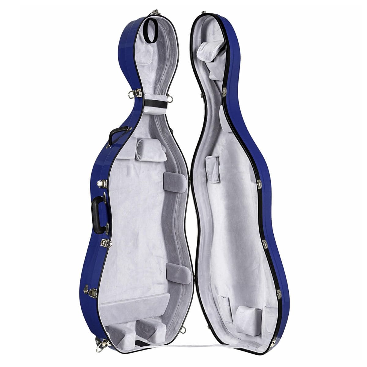 Bobelock 2000 Fiberglass Cello Case Blue/Grey