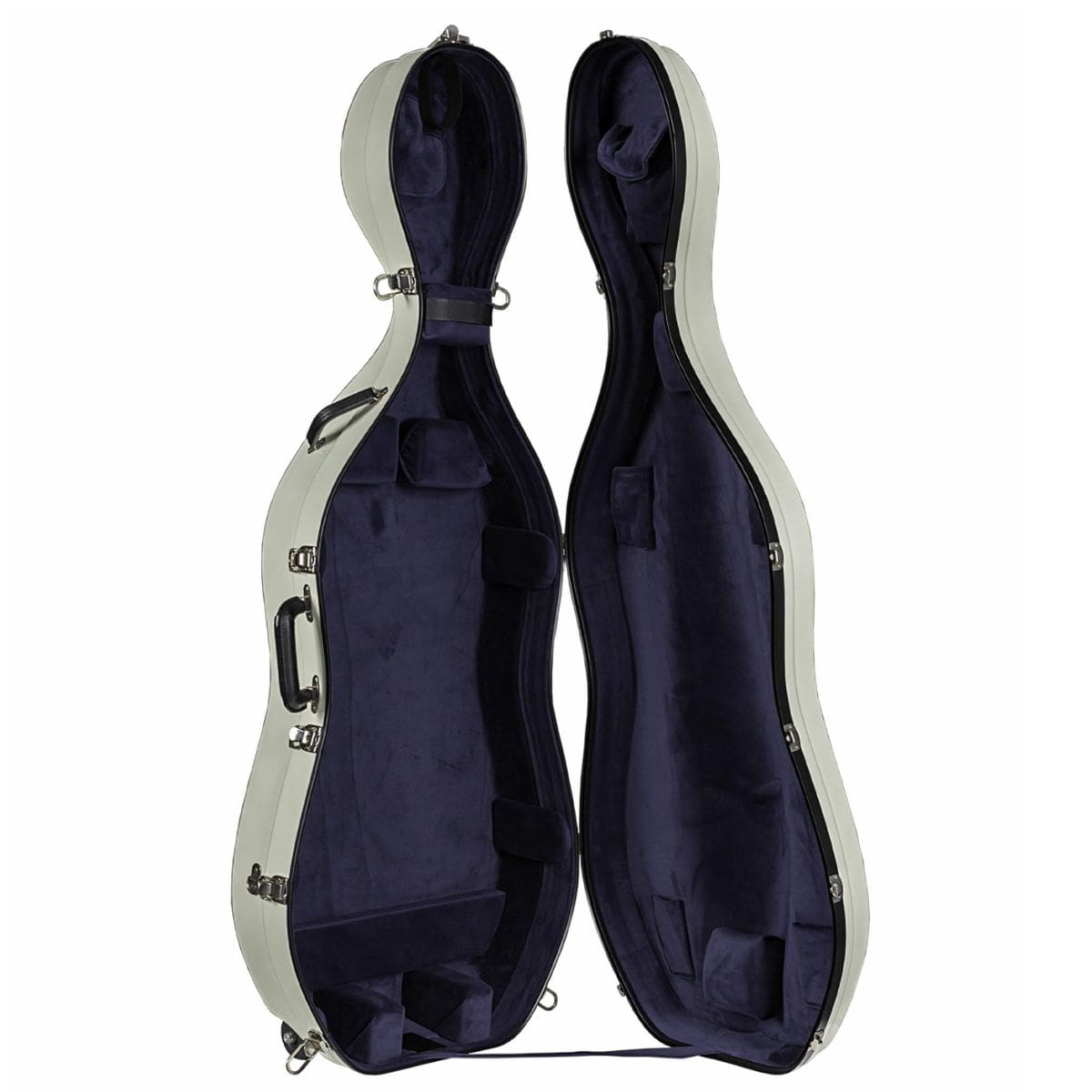 Bobelock 2000 Fiberglass Cello Case Ivory White/Blue