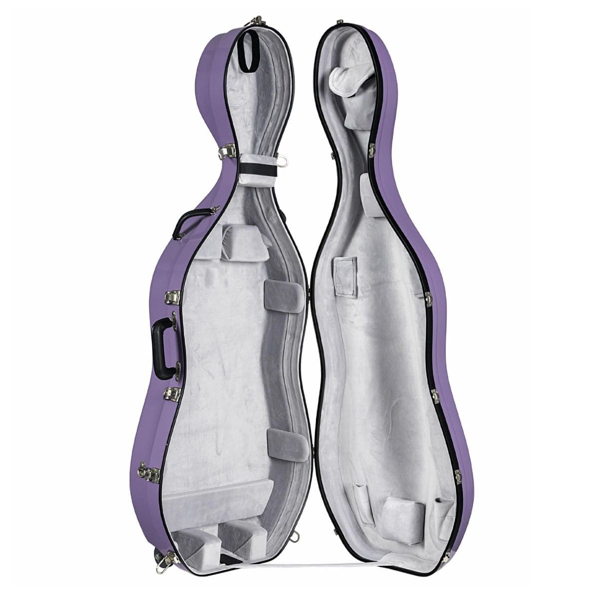 Bobelock 2000 Fiberglass Cello Case Purple/Grey