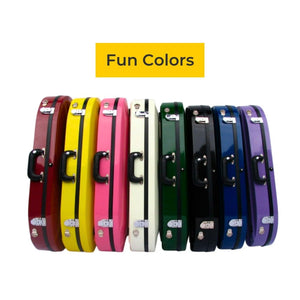 Bobelock Half Moon Violin Case Color Options