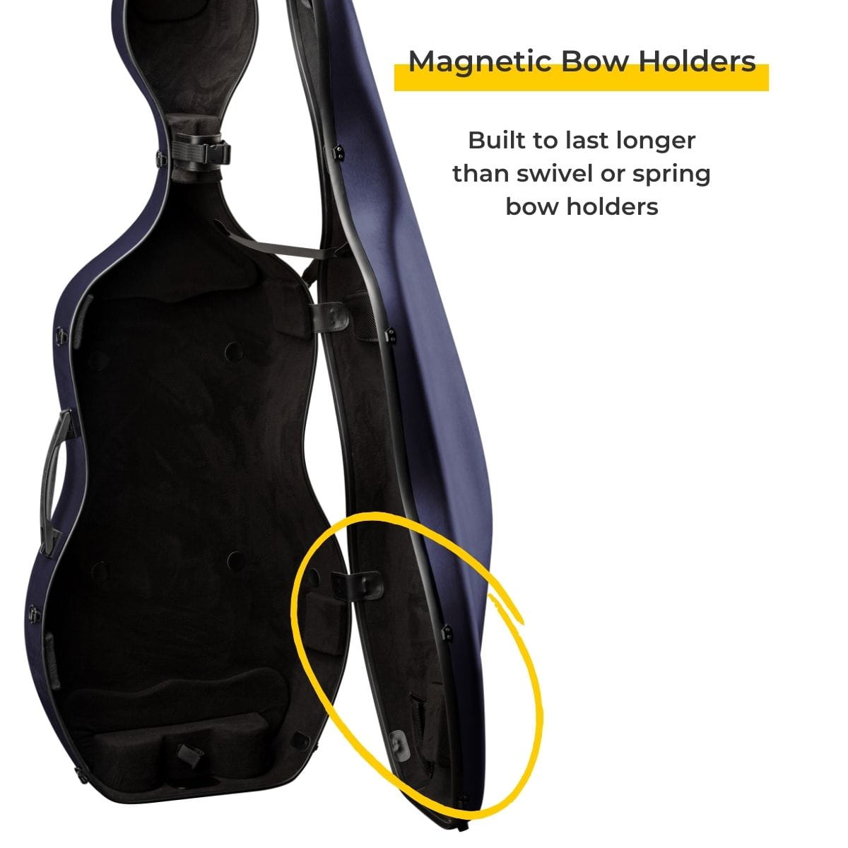 Eastman CACL30 Cello Case Bow Holders