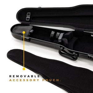 Gewa Air 1.7 Shaped Black Violin Case - pouch