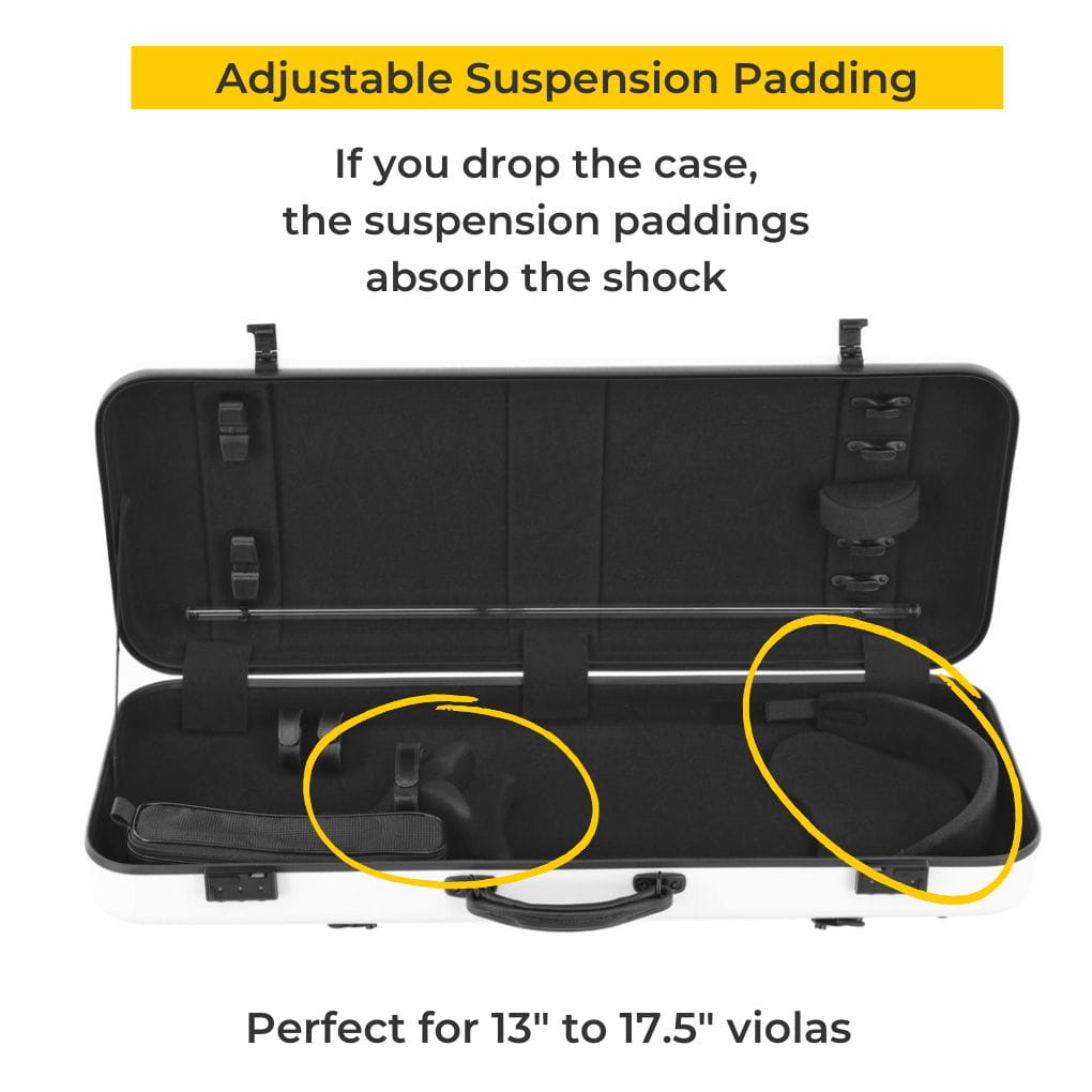 Gewa Air 2.8 Viola Case Adjustable Suspension Padding