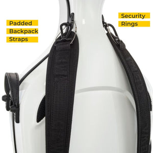 Gewa Air Cello Case Backpack Straps and Security Rings