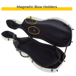 Gewa Air Cello Case Magnetic Bow Holders