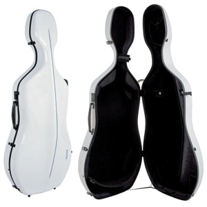 Gewa Air Cello Case White/Black Interior