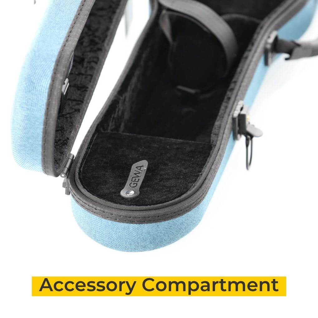 Gewa Bio-A Shaped Violin Case Accessory Compartment