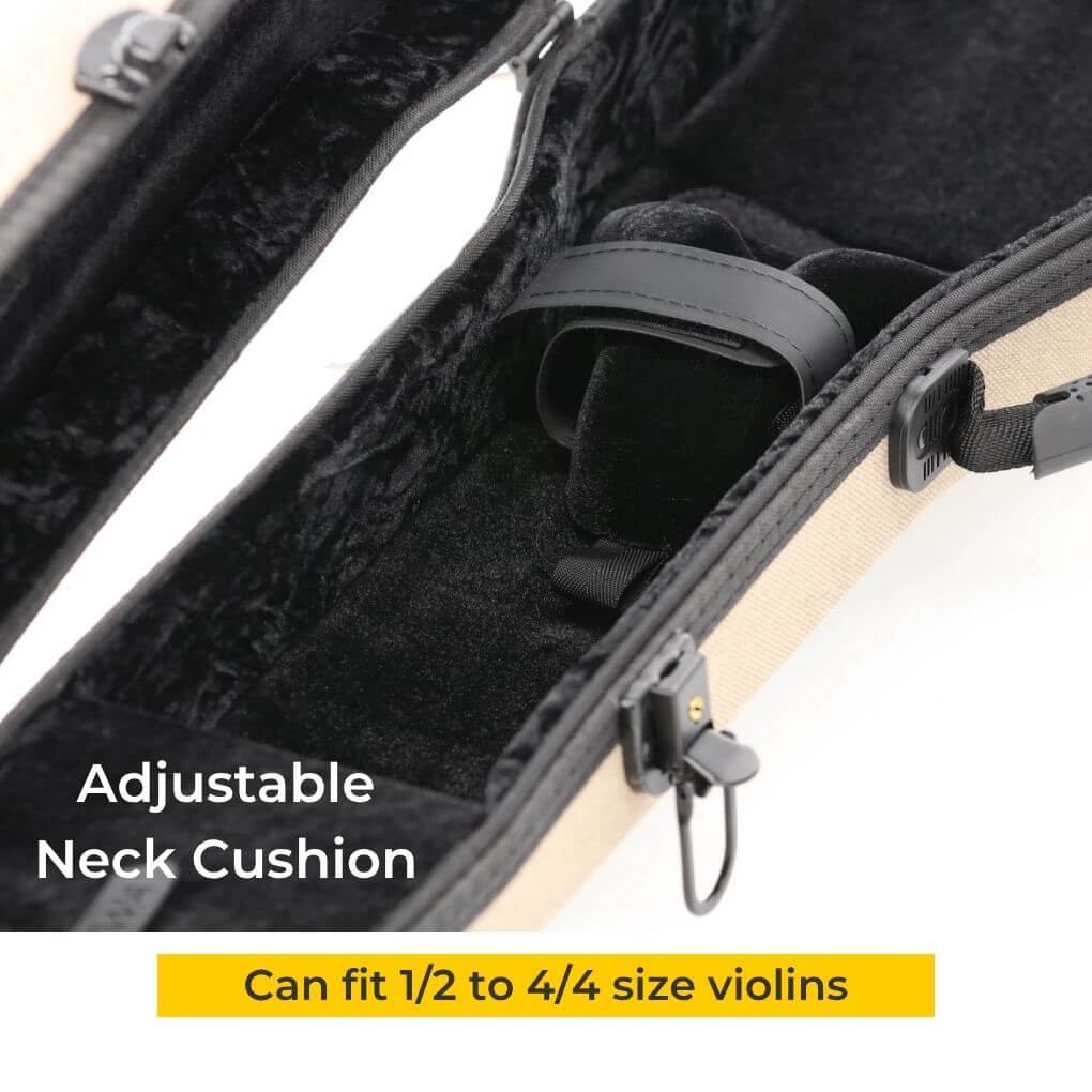 Gewa Bio-A Shaped Violin Case Adjustable Neck Cushion