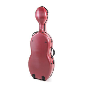 Gewa Pure Cello Case Red With Wheels