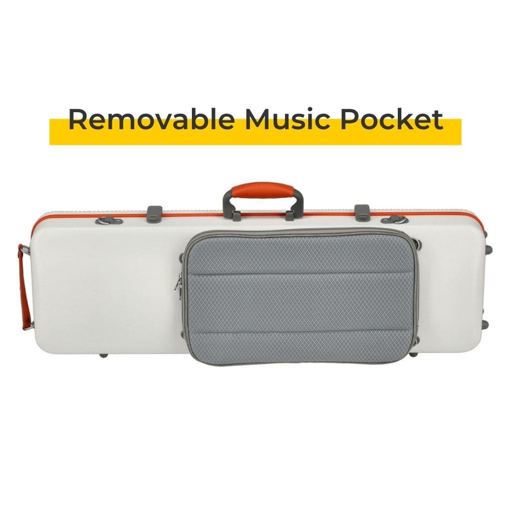 Gewa Pure Fun Oblong Violin Case Removable Music Pouch