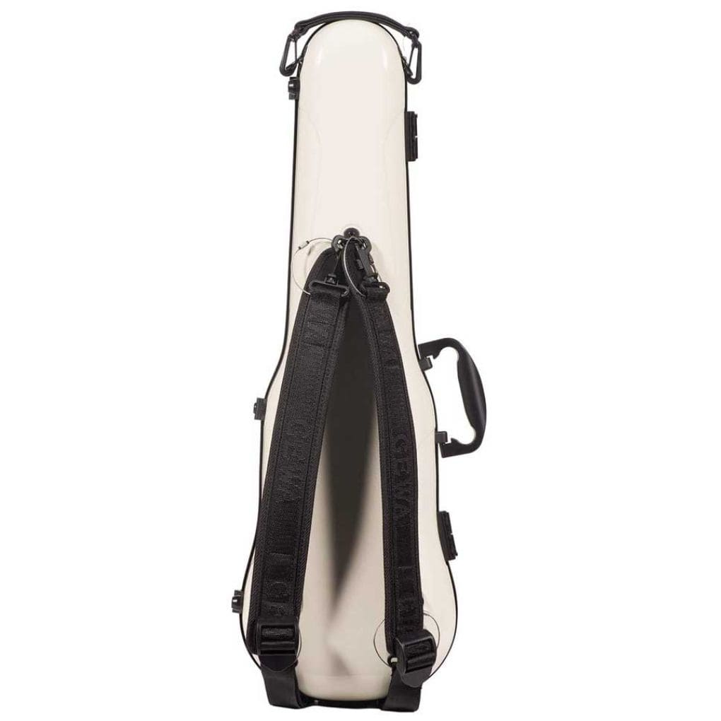 Gewa Air 1.7 Violin Case padded backpack straps with safety rings