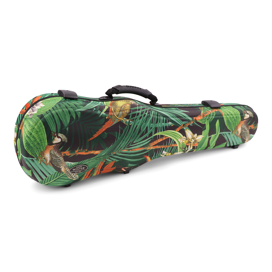 Jakob Winter Greenline Shaped Violin Case Jungle