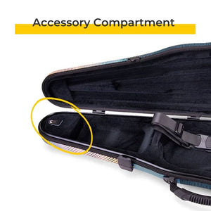 Jakob Winter Greenline Contoured Violin Case Accessory Compartment