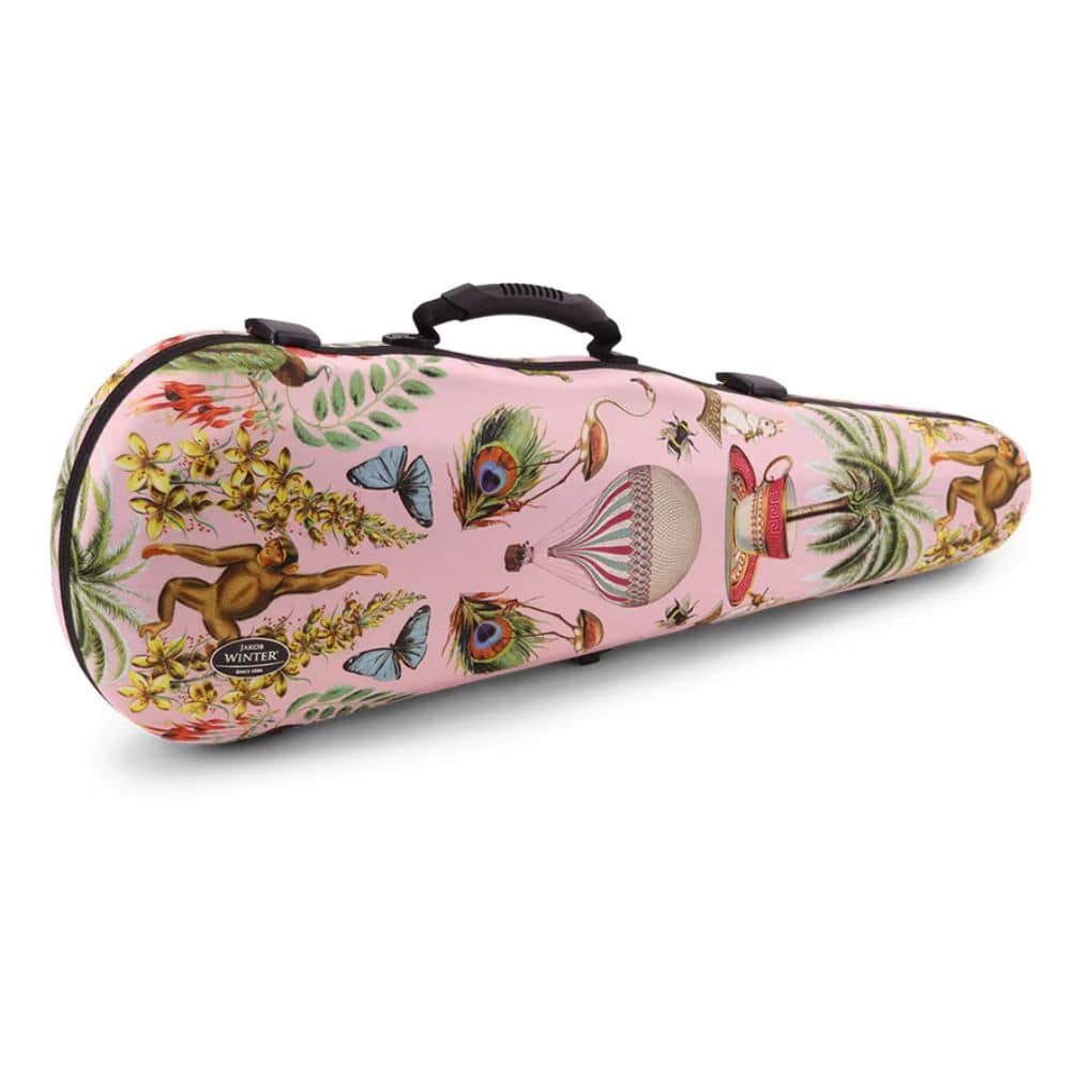 Jakob Winter Greenline Contoured Violin Case Pink Alice