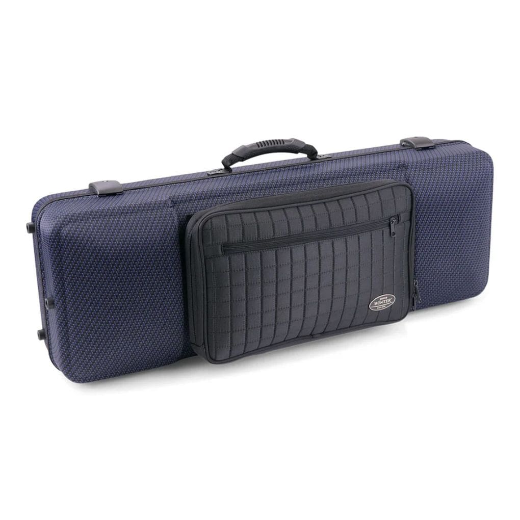 Jakob Winter Greenline Oblong Viola Case Carbon Blue