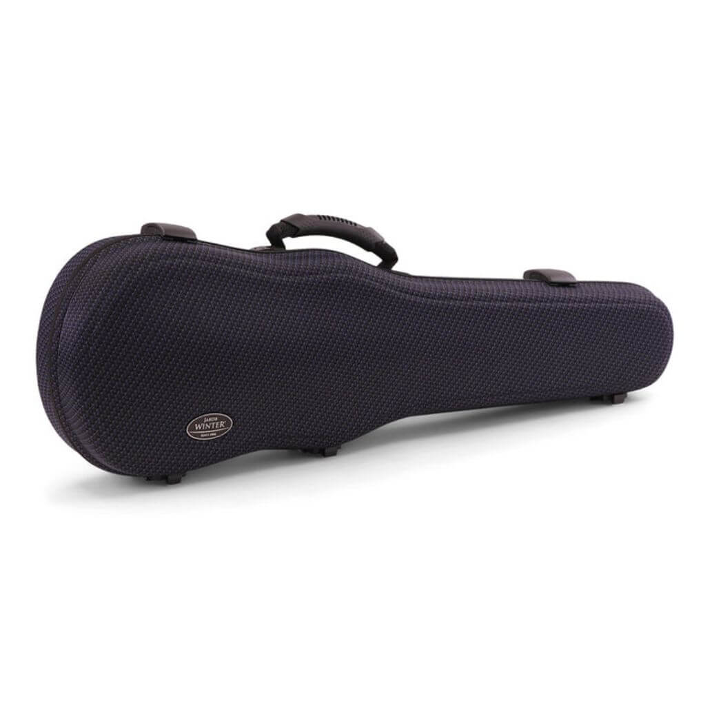 Jakob Winter Greenline Shaped Viola Case Carbon Blue