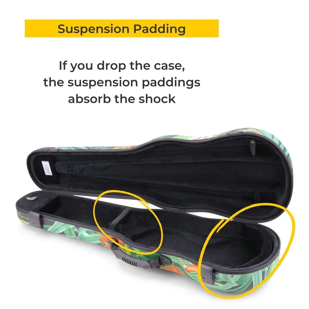 Jakob Winter Greenline Shaped Violin Case Suspension System