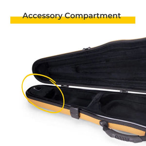 Jakob Winter Techleather Violin Case Accessory Compartment