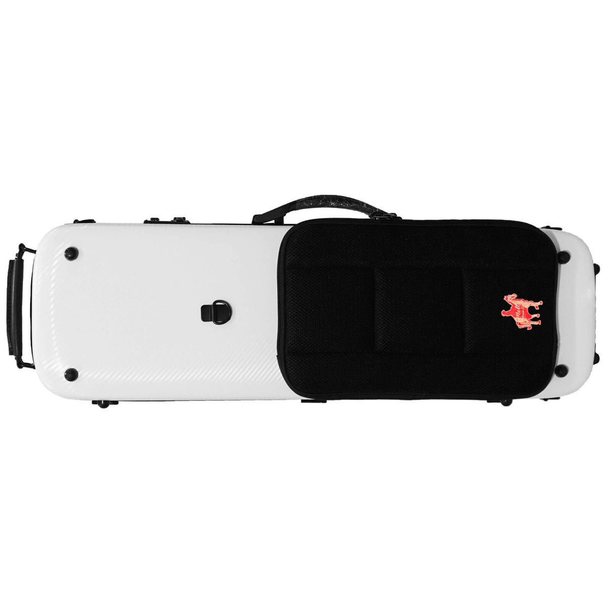 oblong violin case white