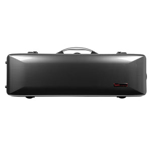 New Bam Hightech Oblong Violin Case Carbon Silver