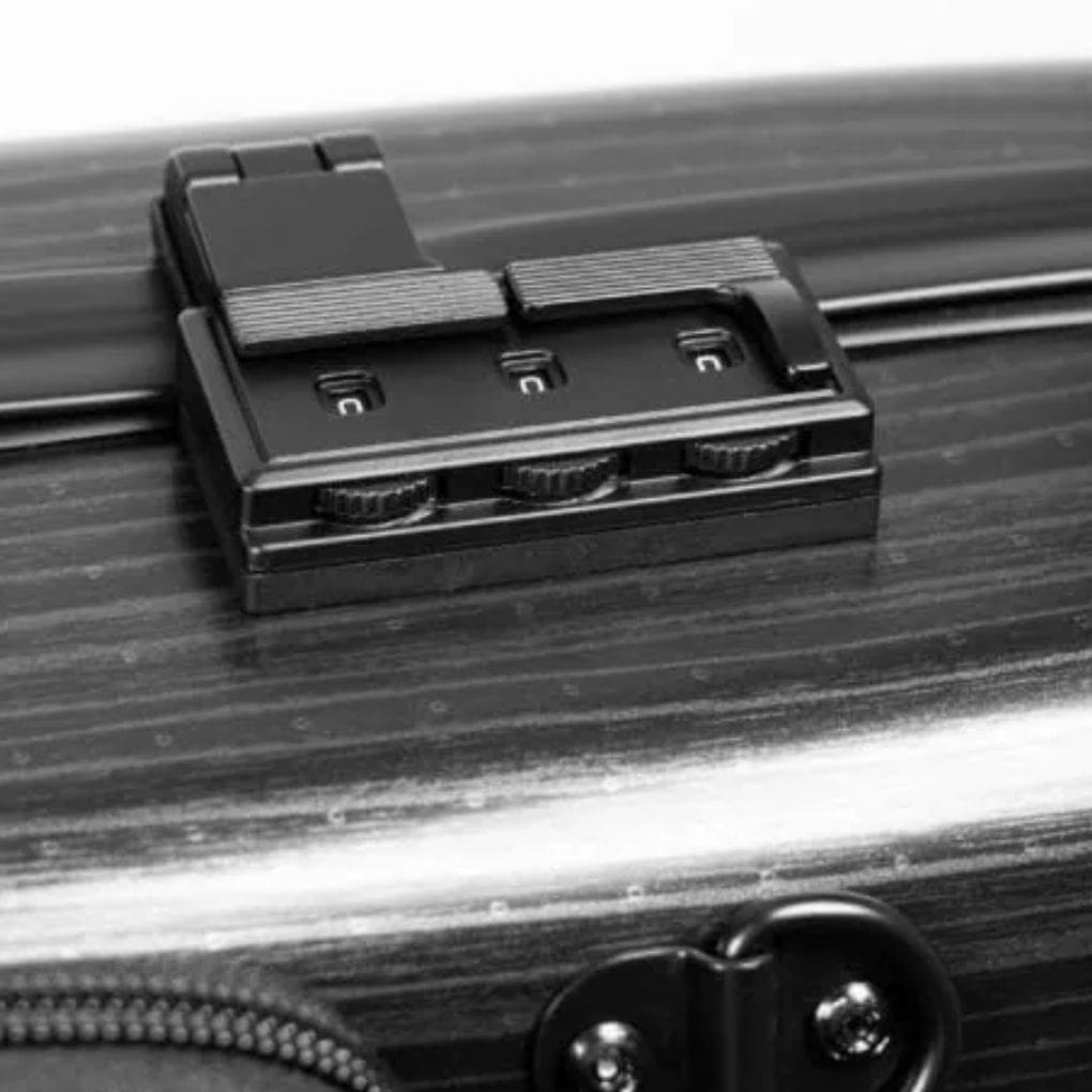 New Bam Hightech Oblong Violin Case combination locks