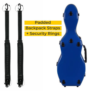 Tonareli Cello-Shaped Violin Case Backpack Straps