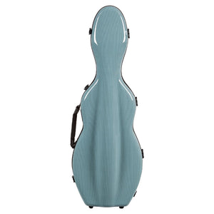 Tonareli Cello-Shaped Violin Case Blue Graphite