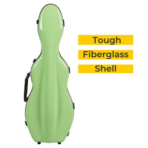 Tonareli Cello-Shaped Violin Case Fiberglass Shell