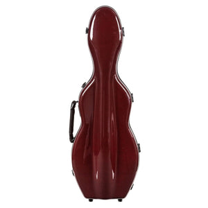 Tonareli Cello-Shaped Violin Case Red Graphite