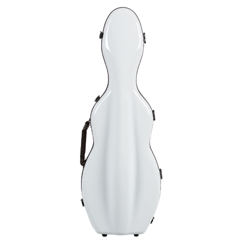 Tonareli Cello-Shaped Violin Case White