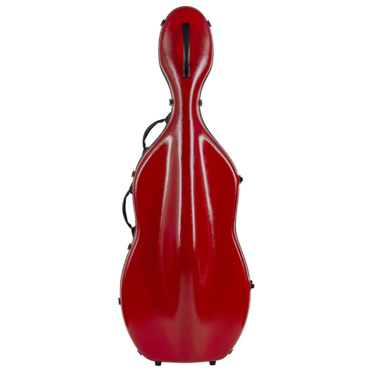 Tonareli Fiberglass Cello Case Red