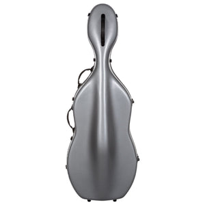 Tonareli Fiberglass Cello Case Silver