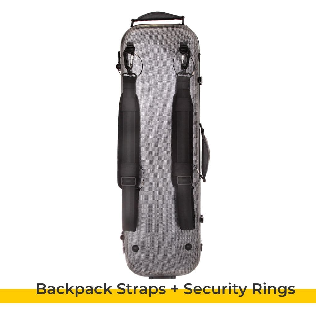 Tonareli Oblong Violin Case Backpack Straps