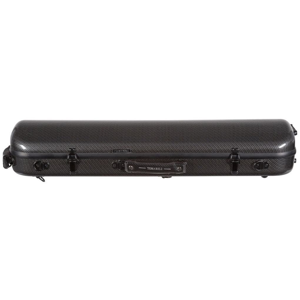 Tonareli Oblong Violin Case Black Checkered