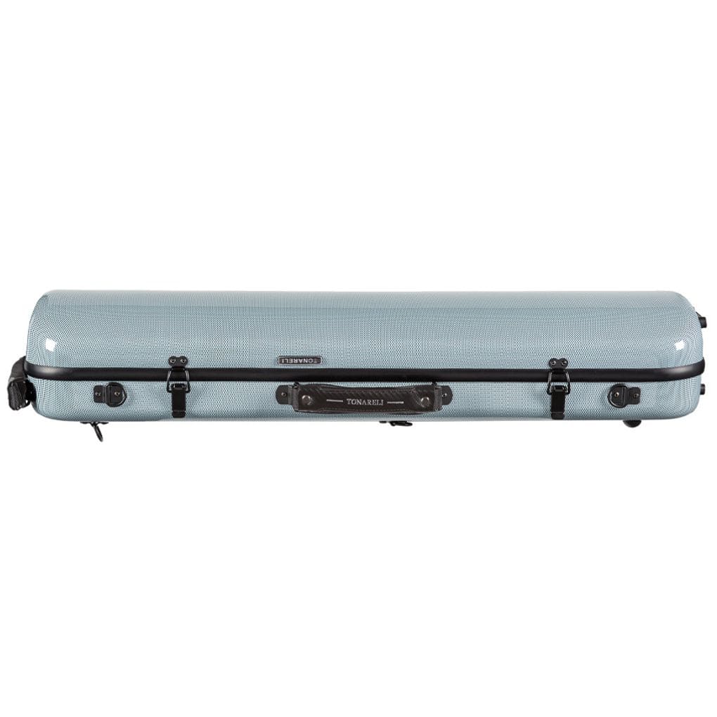 Tonareli Oblong Violin Case Blue Graphite