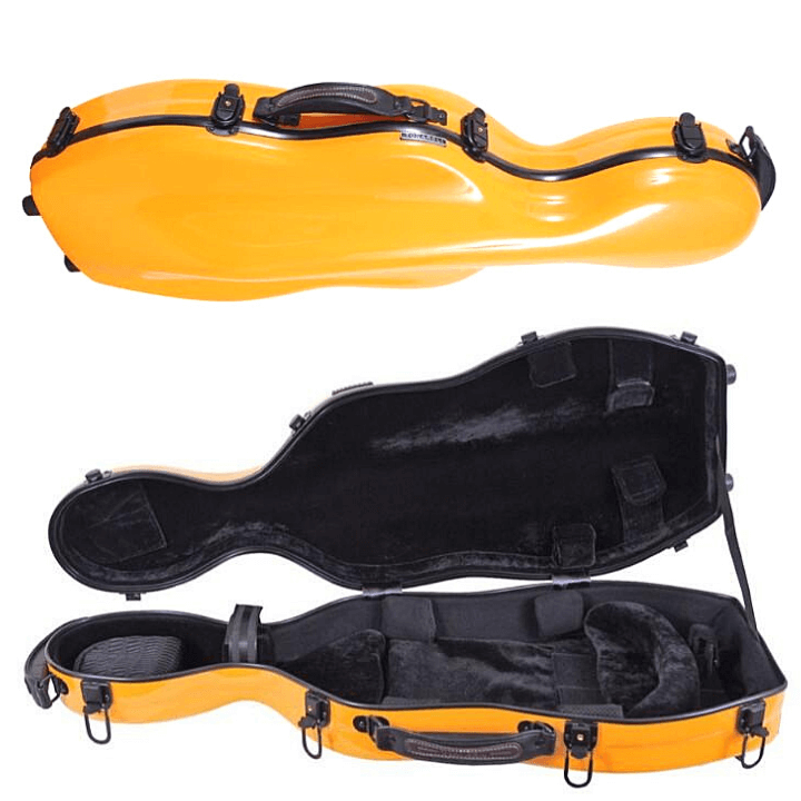 Tonareli Shaped Viola Case Orange