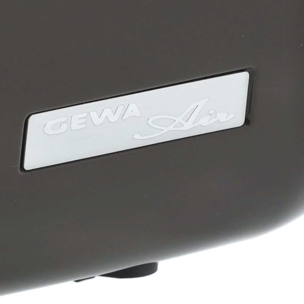 Gewa Air logo badge on the case shell