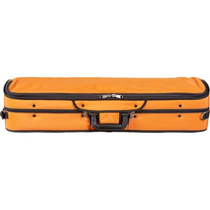 Bobelock 1003 Featherlite Puffy Oblong Violin Case Orange- Exterior