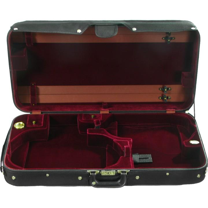 Wine Velvet Violin / Adjustable Viola Case