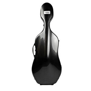 Compact Black Carbon Cello Case